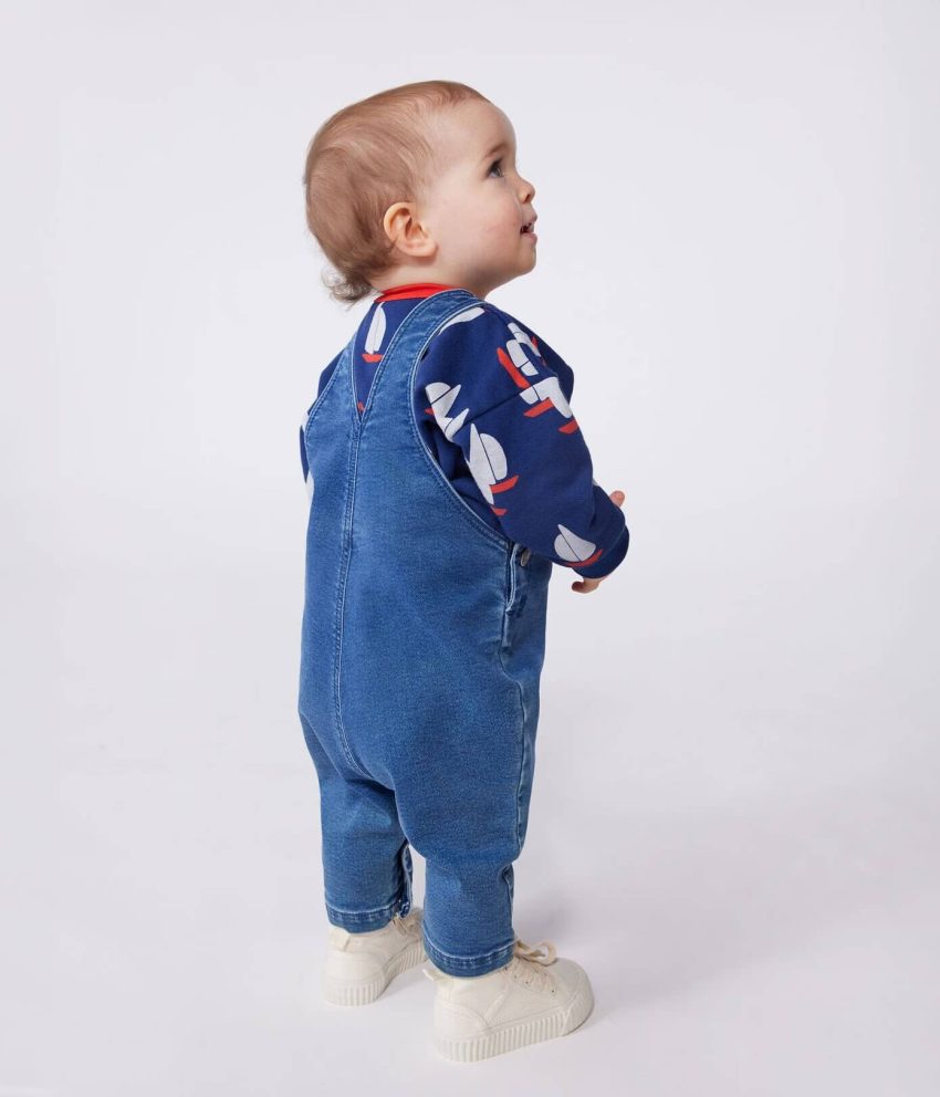 HLAČE NA NARAMENICE DENIM "STRETCH"