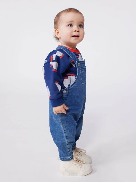 HLAČE NA NARAMENICE DENIM "STRETCH"