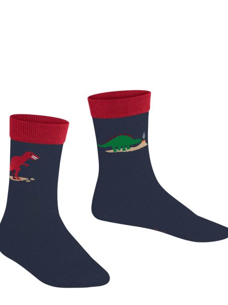 FALKE ČARAPE DINOSAURI TAMNOPLAVE