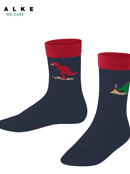 FALKE ČARAPE DINOSAURI TAMNOPLAVE