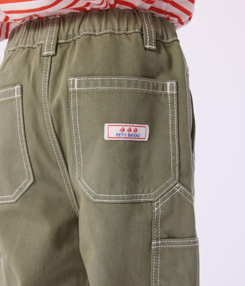A0F0701J2 HLAČE DENIM MASLINASTE