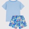 A0FDD01D PETIT BATEAU PIDŽAMA KRATKA AUTOMOBILI