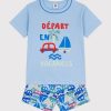 A0FDD01F2 PETIT BATEAU PIDŽAMA KRATKA AUTOMOBILI