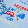 A0FDD01Z1 PETIT BATEAU PIDŽAMA KRATKA AUTOMOBILI