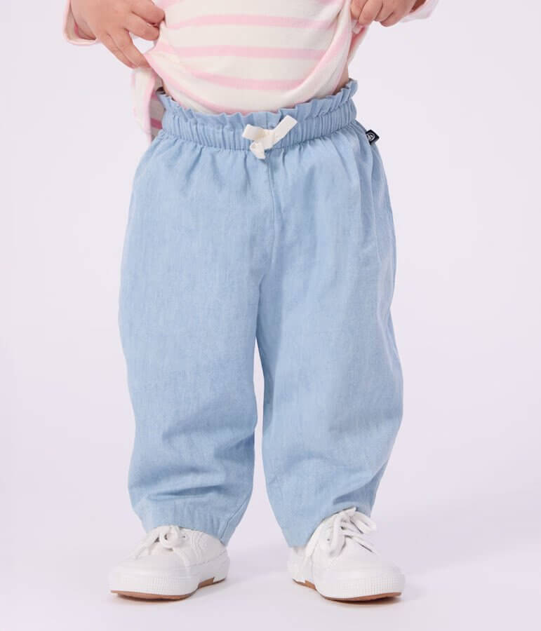A0FF202J3 PETIT BATEAU HLAČE DENIM LIGHT