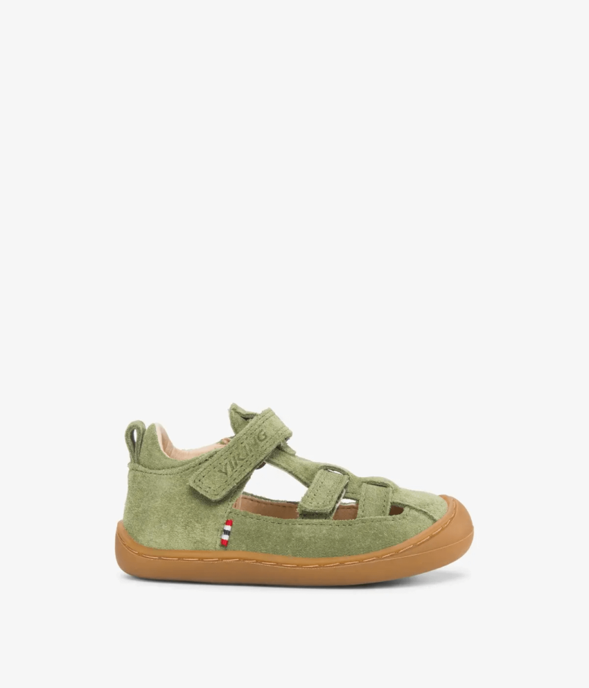 VIKING ALV LIND BAREFOOT SANDAL 2V OLIVE 20-27