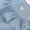 BLUZICA S VOLANIMA DENIM