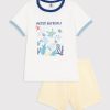 PETIT BATEAU PIDŽAMA KRATKA OCEAN