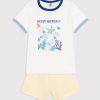 PETIT BATEAU PIDŽAMA KRATKA OCEAN