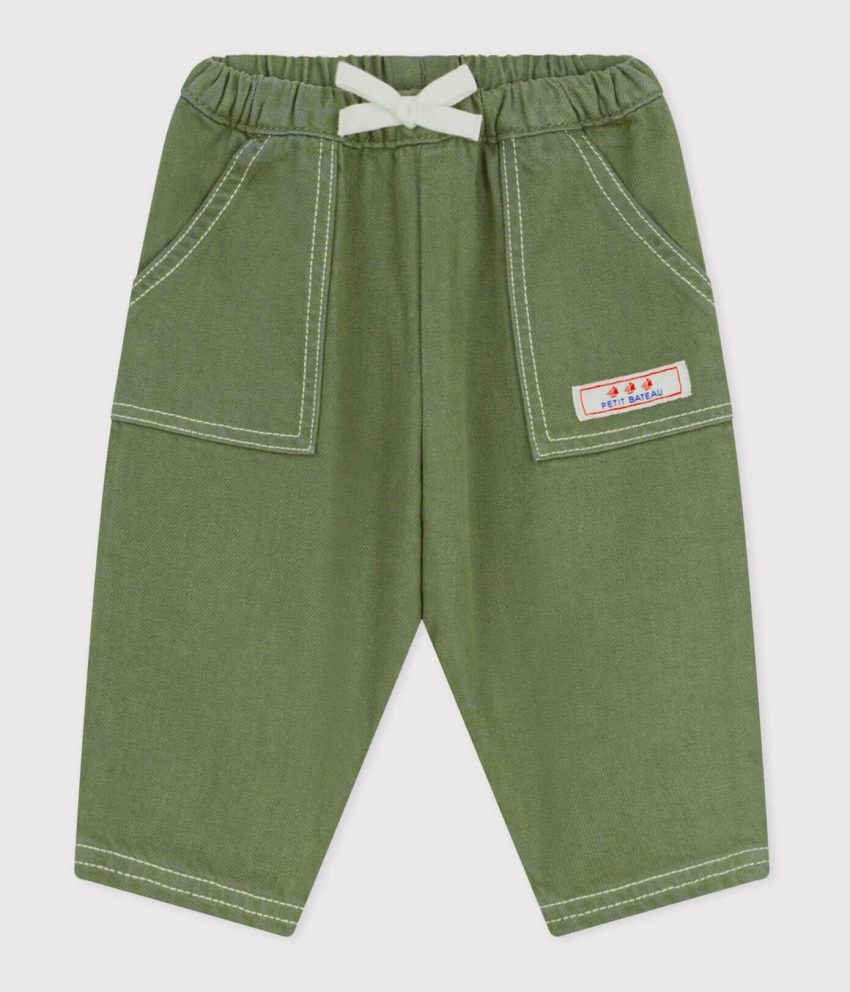HLAČE DENIM MASLINASTE