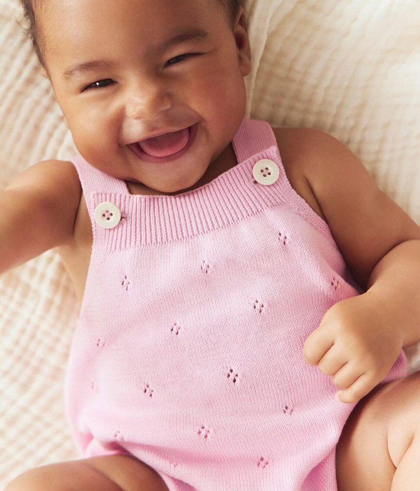 PLETENI KRATKI KOMBINEZON ROZA