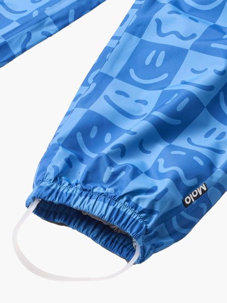 MOLO KIŠNE HLAČE VIBES CHECKS BLUE