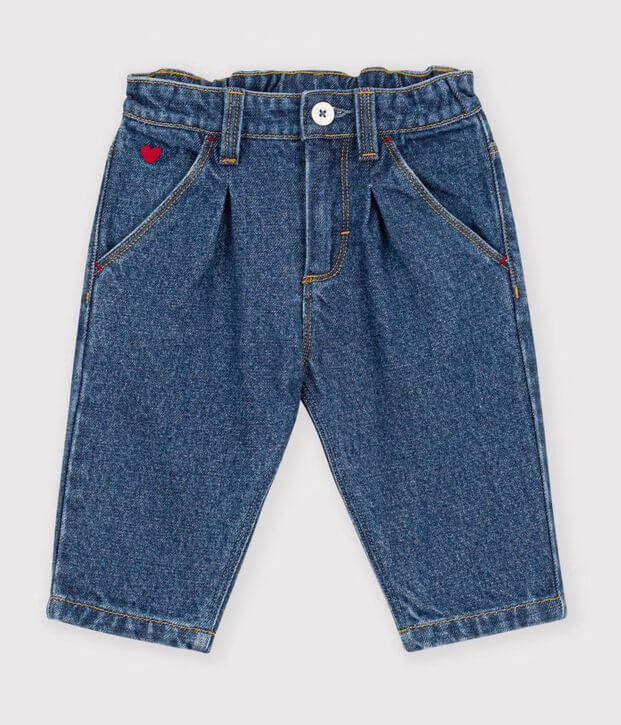 HLAČE DENIM SA SRCEM