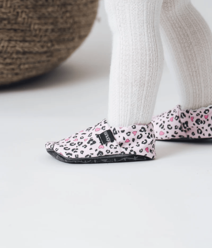 SNUGI PAPUČE LEOPARD SRCA