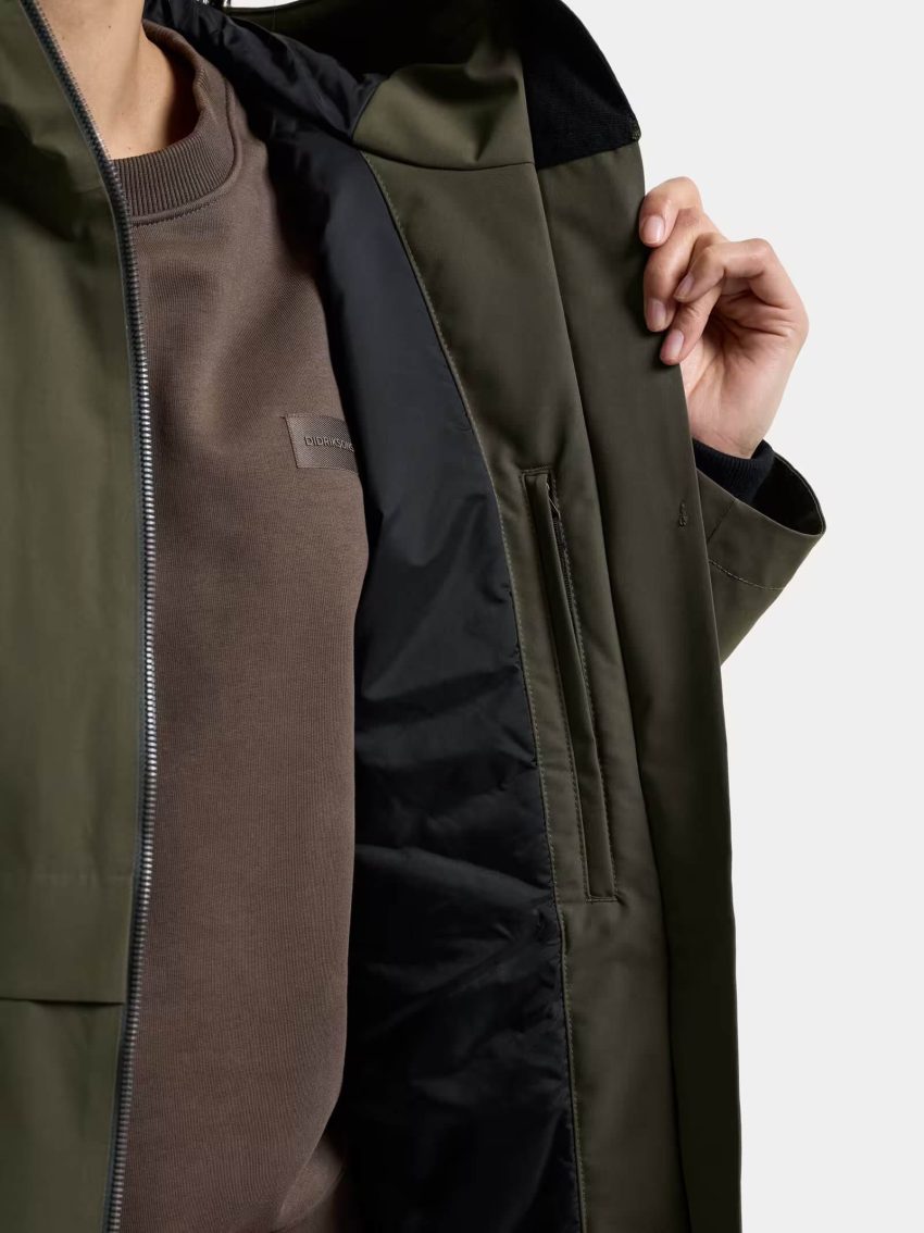 DIDRIKSONS VODOOTPORNA PARKA DEEP GREEN