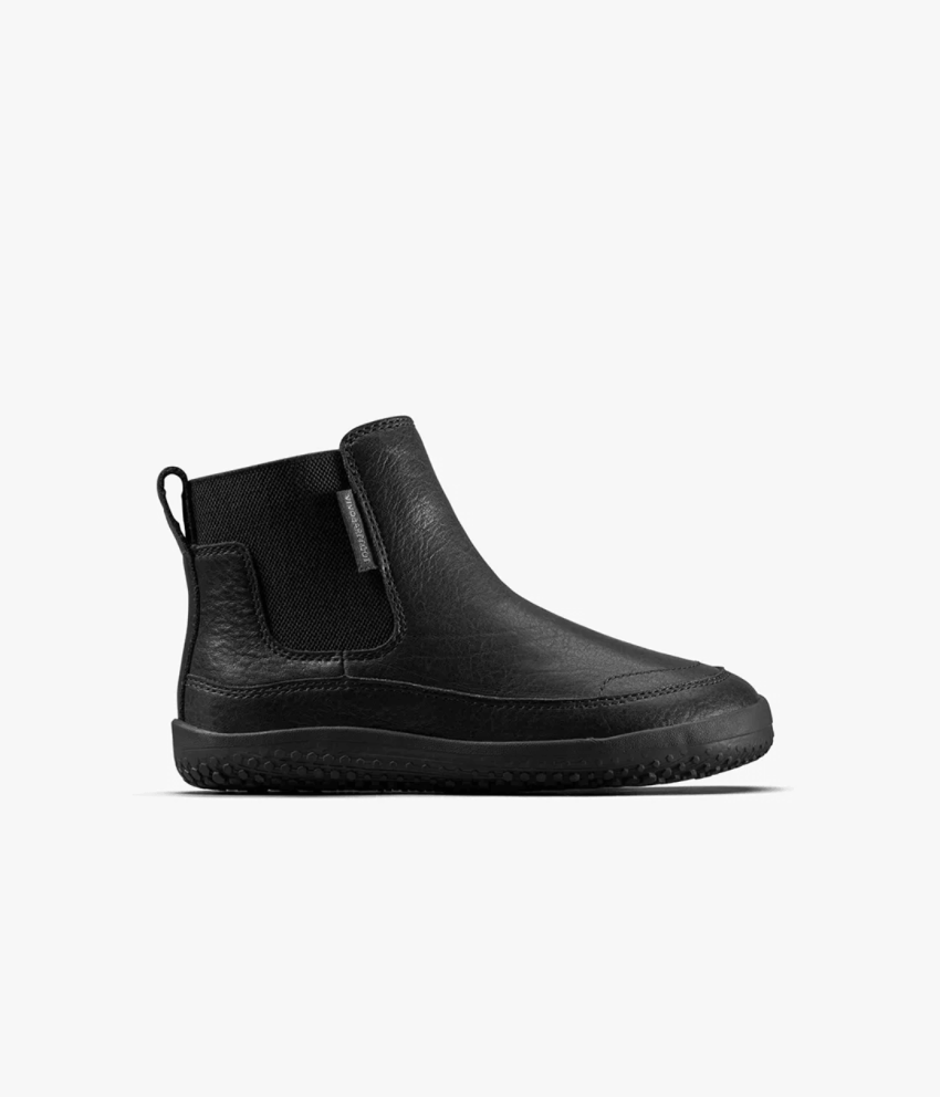 105432-02 (1) VIVOBAREFOOT GOBI CHELSEA 30-34 OBSIDIAN
