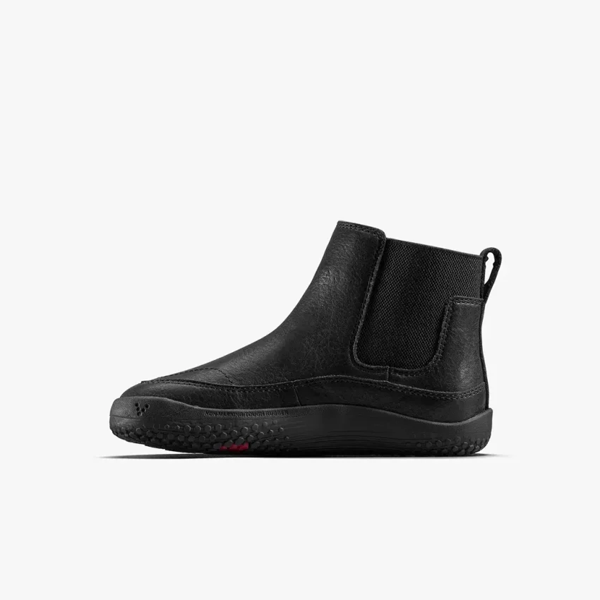 105432-02 (4) VIVOBAREFOOT GOBI CHELSEA 30-34 OBSIDIAN
