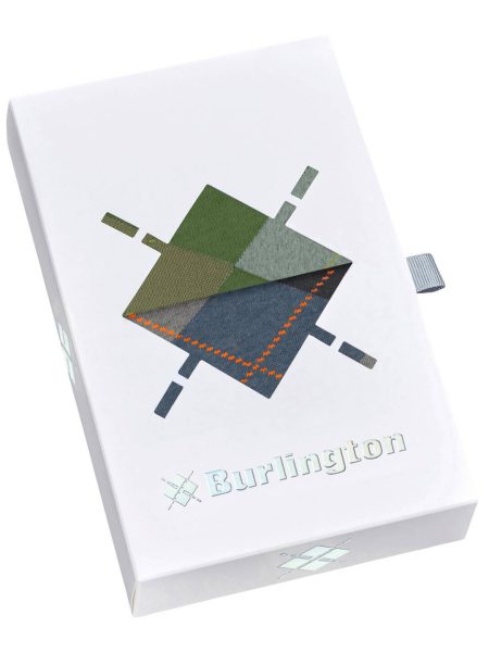BURLINGTON POKLON SET 2X ČARAPE PLAVO/ZELENE