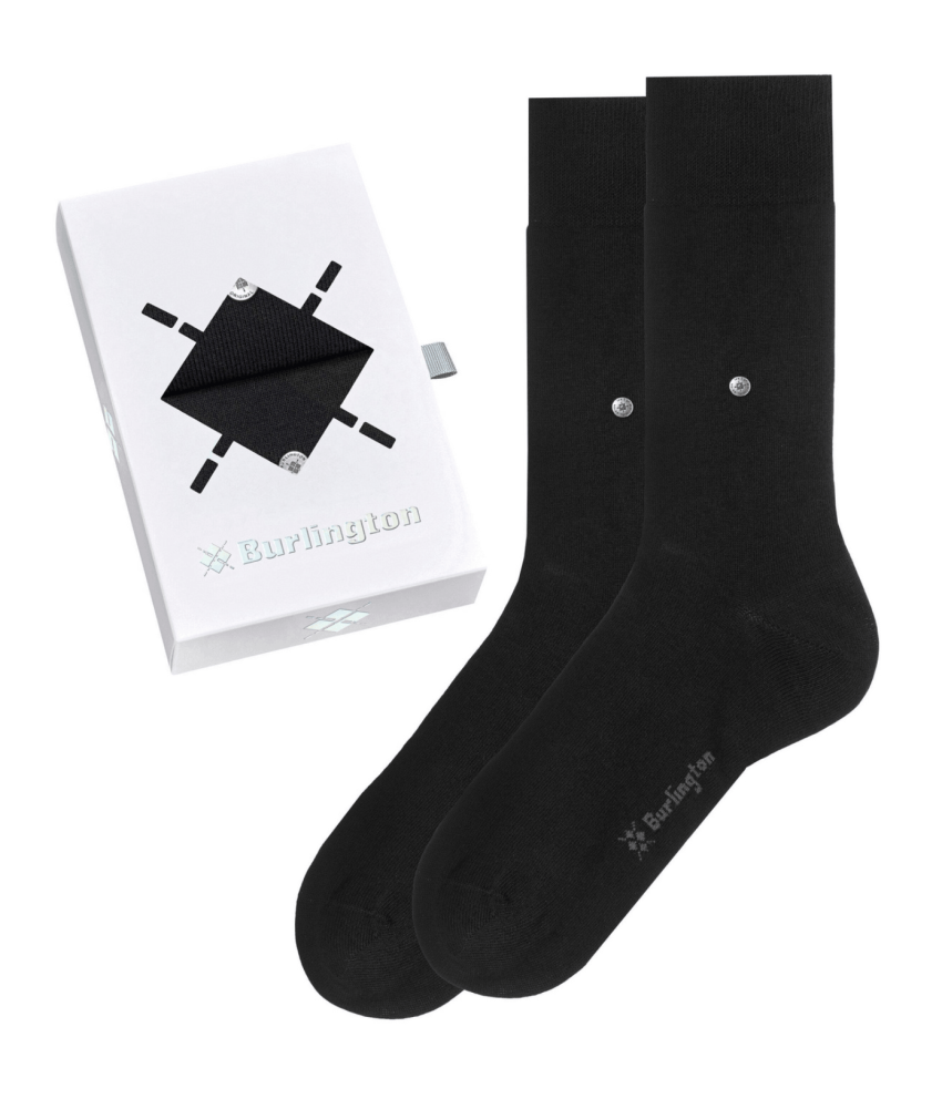20909_0010 (1) BURLINGTON ČARAPE GIFT BOX 2X BLACK