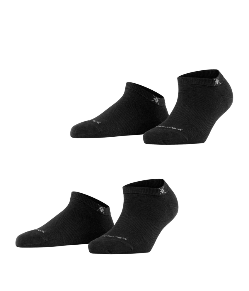BURLINGTON ČARAPE EVERYDAY 2X BLACK