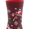 FALKE NOGAVICE BEARY X-MAS RUBY
