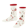 FALKE NOGAVICE BEARY X-MAS OFF-WHITE