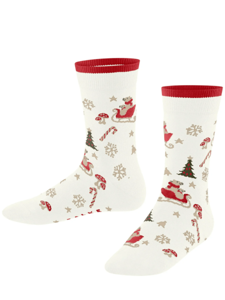 10510_2040 (1) FALKE NOGAVICE BEARY X-MAS OFF-WHITE