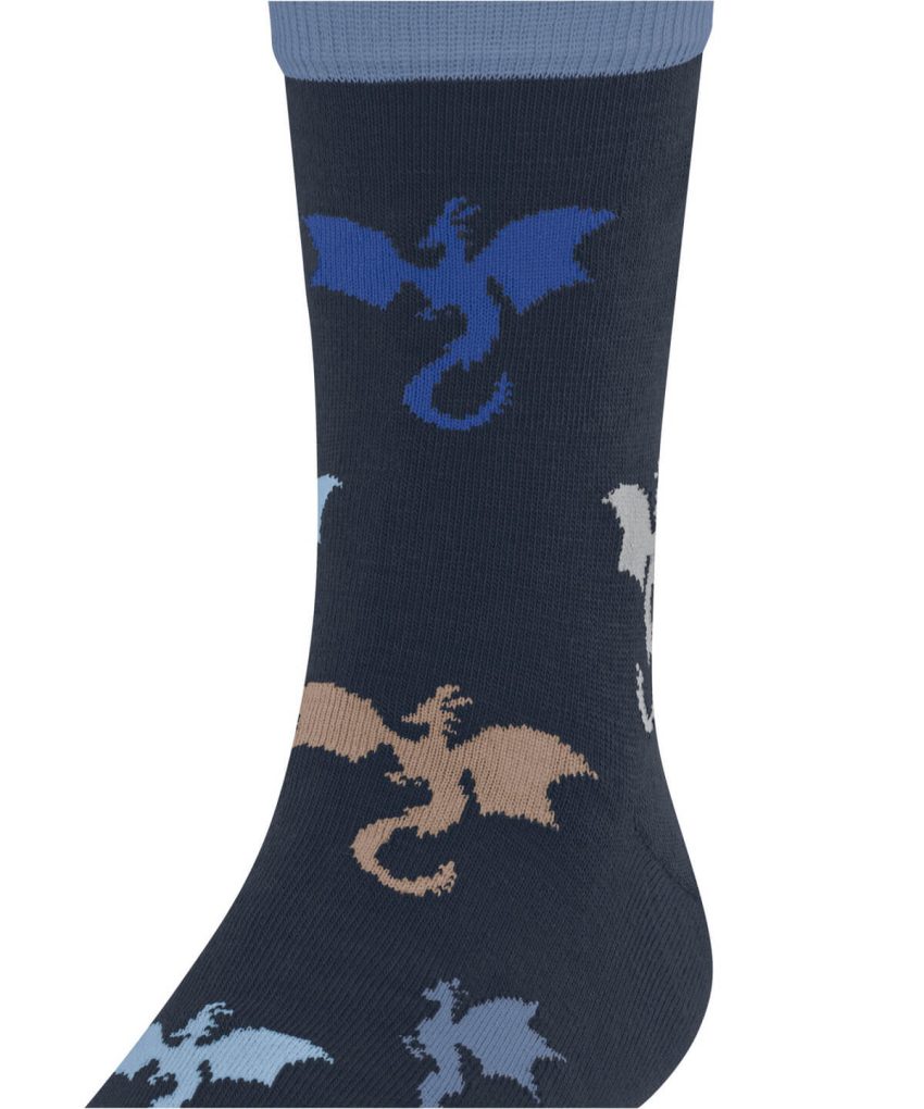 FALKE ČARAPE FLYING DRAGONS SPACE BLUE