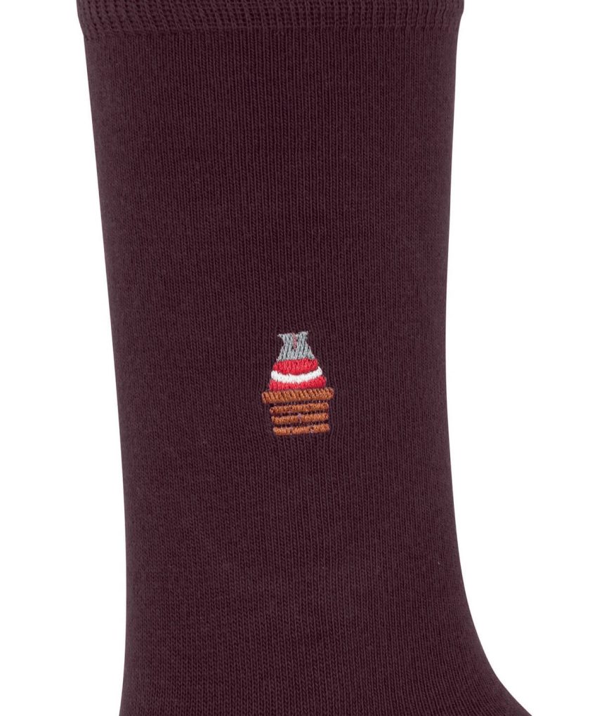 21451_8375 (2) BURLINGTON ČARAPE BRIT STYLE CLARET