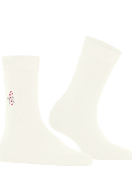 FALKE VUNENE ČARAPE CANDY CANE OFF-WHITE