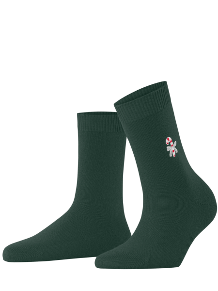 FALKE VUNENE ČARAPE CANDY CANE HUNTER GREEN