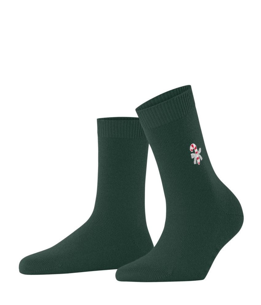 FALKE VUNENE ČARAPE CANDY CANE HUNTER GREEN