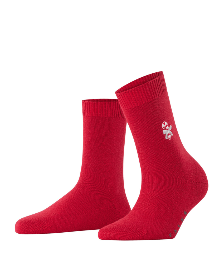 FALKE VUNENE ČARAPE CANDY CANE SCARLET
